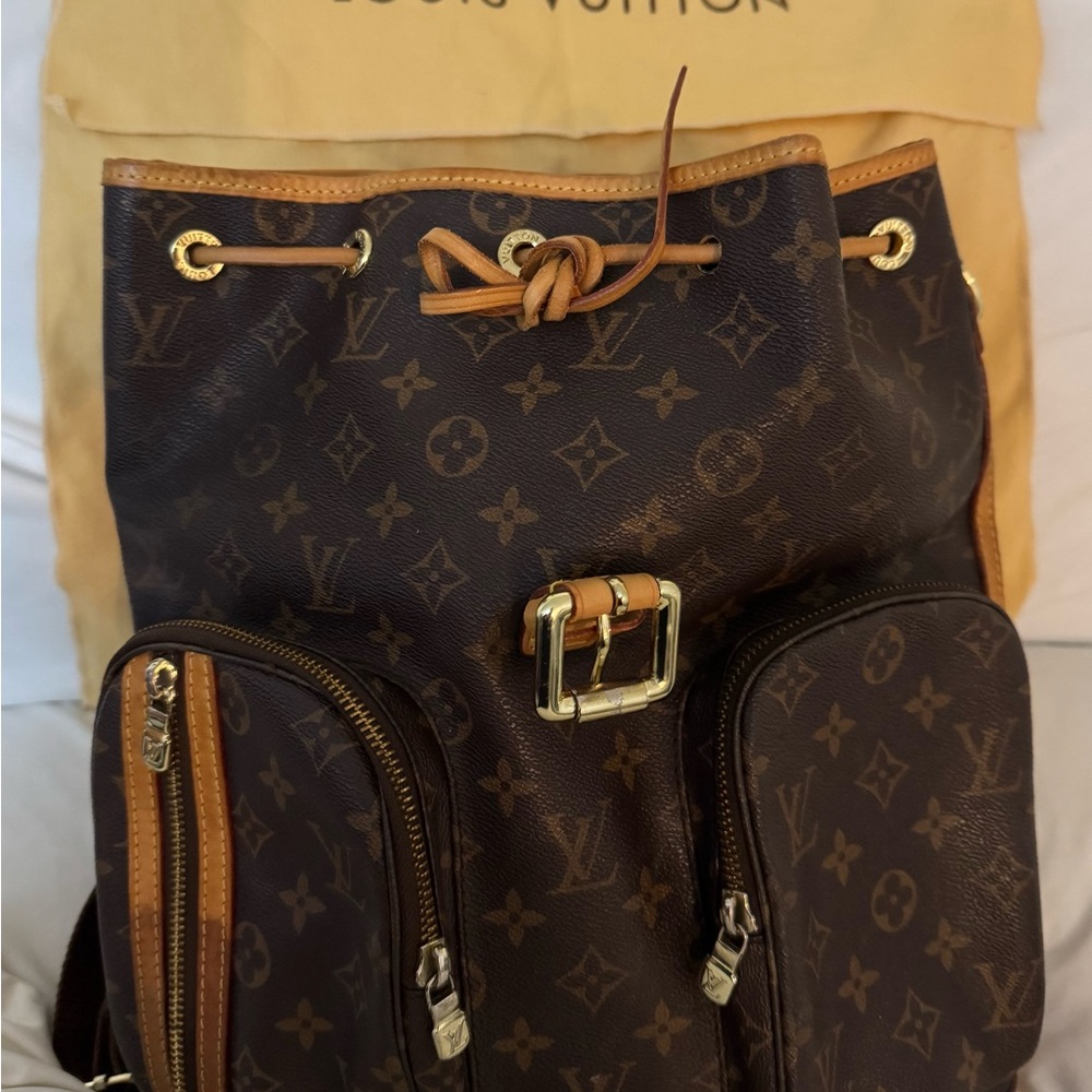 Louis Vuitton Brown and Tan Monogram Backpack - Picture 1 of 9